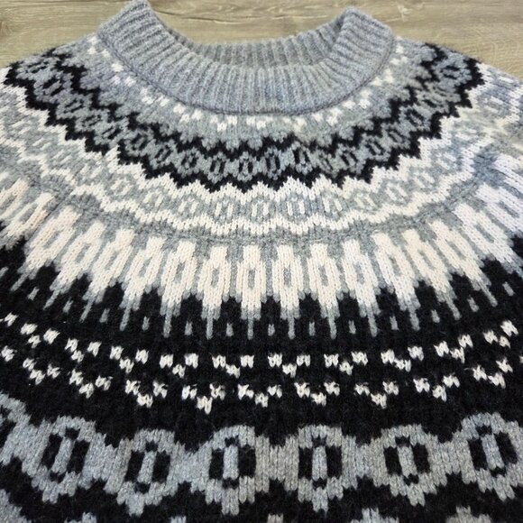 Universal Thread Grey Nordic Pattern Sweater Womens Size XL - Picture 8 of 13